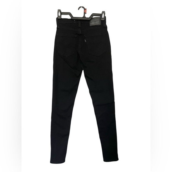Levi’s 720 High Rise Super Skinny Jeans – Black (Size 25) - Picture 4 of 5